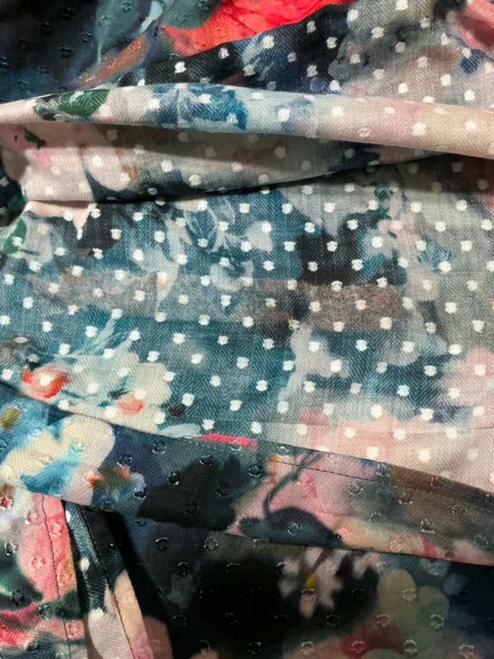 EUC Anthropologie The Peregrine Jumpsuit: Printed Eyelet Edition Size Small - Picture 16 of 16